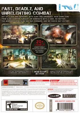 Heavy Fire - Afghanistan box cover back
